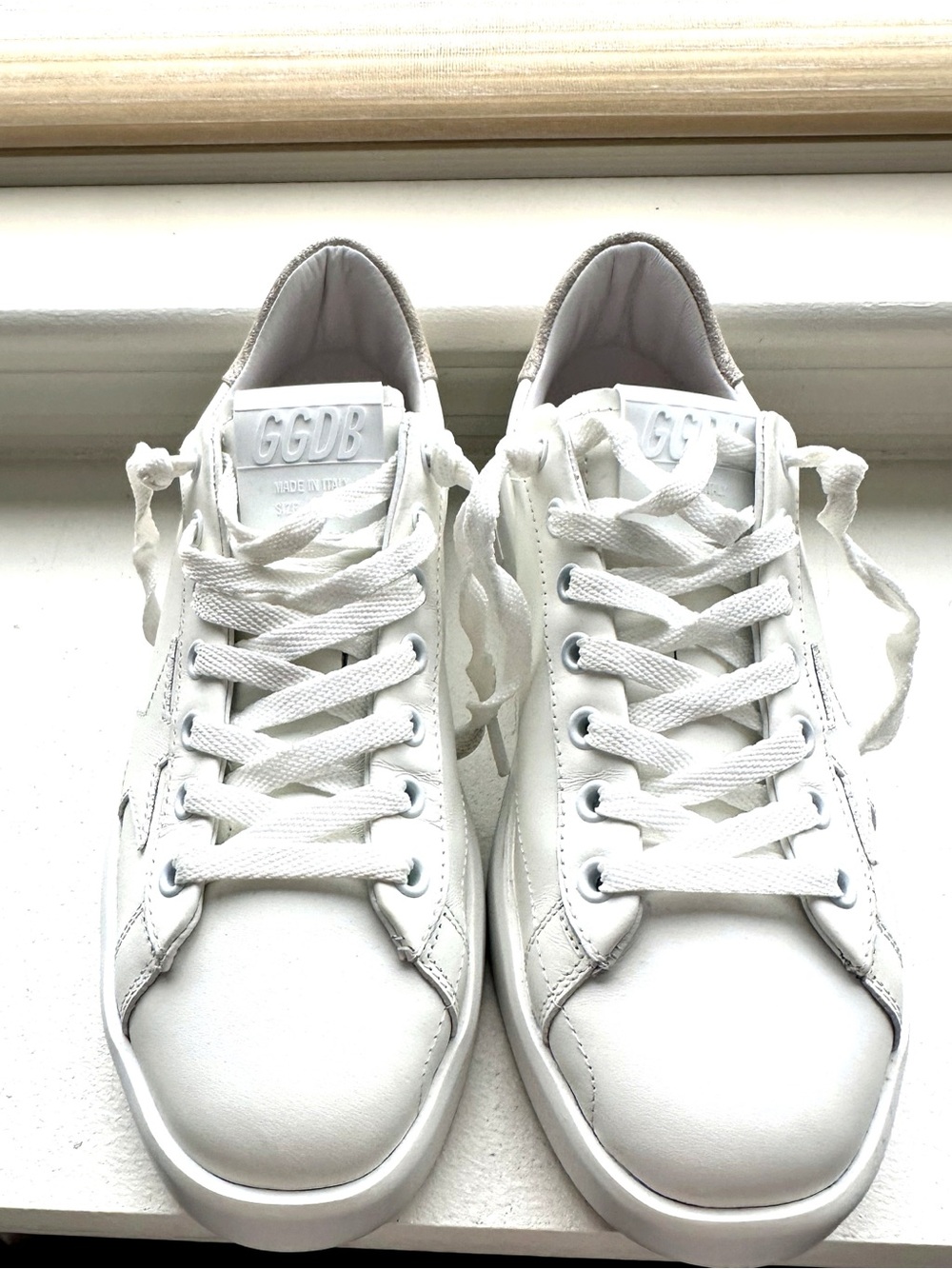 ✨ Golden Goose Pure Star Sneakers | White Leather | EU 38 | NWOT ✨